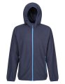 Heren Hooded Fleece Vest Regatta TRF690 navy-french blue